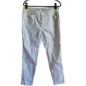 MAC Dream Jeans Stripe Womens size Large? Skinny Straight